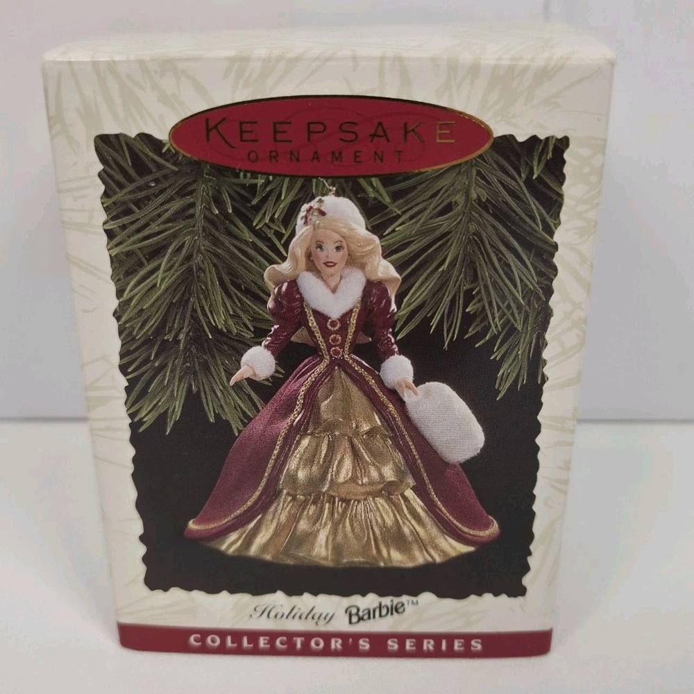 New 1996 Holiday  Barbie Doll Ornament